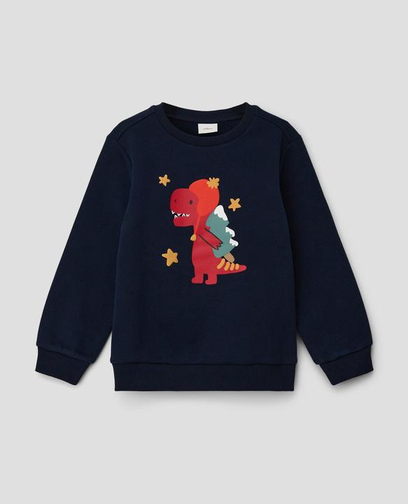 Produktbild s.Oliver Sweatshirt Sweatshirt mit Frontprint (128, 134)