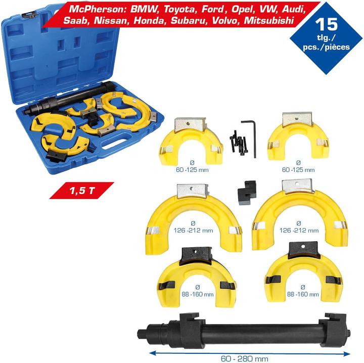 Actual product image Brilliant Tools Spring compressor set