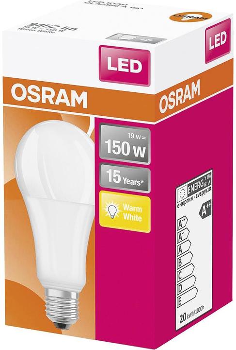 Produktbild Osram Led Star Classic A (E27, 19 W, 2451 lm, 1 x, E)