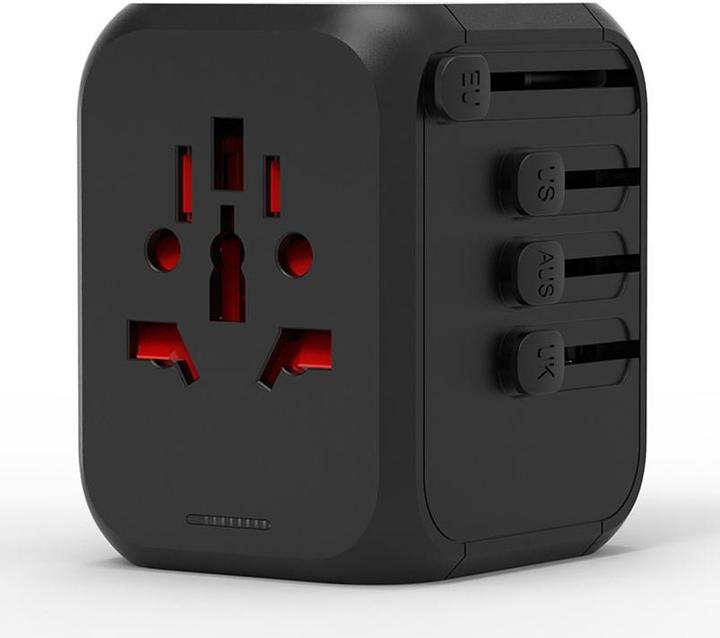 Produktbild Otravel Multi-National Travel Adapter US-Charger B / ungeerdet (Kunststoffkabelbinder, 67 mm, 100 Stk.)