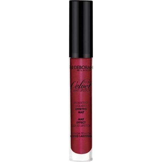 Deborah Milano, Lippenstift + Lipgloss, Fluid Velvet Lippenstift 50 (Cherry)