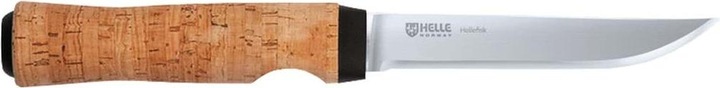 Immagine prodotto Helle Coltello da pesca HELLEFISK, acciaio Sandvik 12C27, inossidabile, fodero in pelle (12.30 cm)