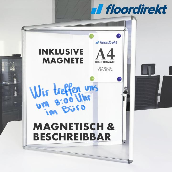 Actual product image Master of Boards PremiumMaster of Boards display case, acrylic glass door, For 4 x A4