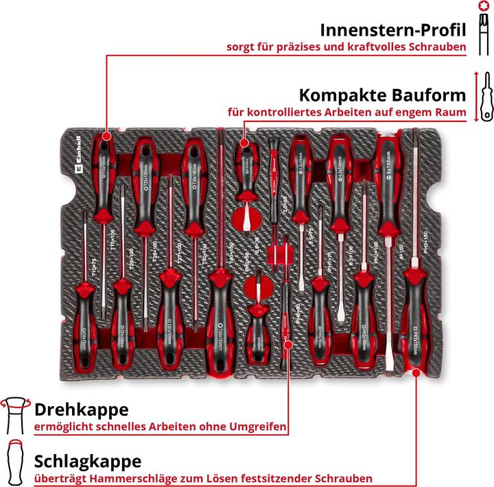 Actual product image Einhell Einleger E-Case Schraubendreher