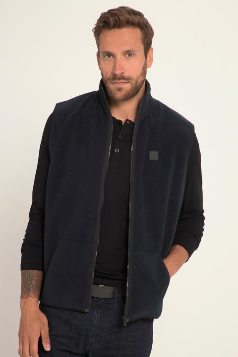 Produktbild JP1880 Fleece-Weste, Bauchfit, Stehkragen, Kängurutasche (8XL)