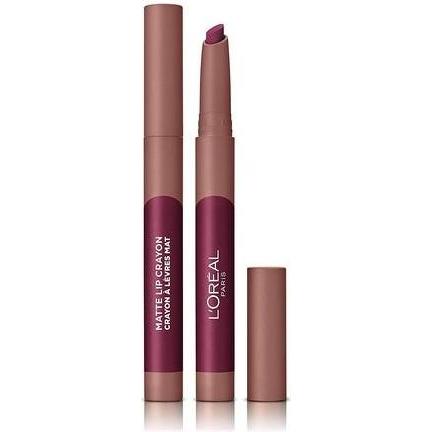 L'Oréal Paris, Rossetto + Lucidalabbra, L'Oreal - Infallibile Pastello Labbra Opaco Matte 107 Zucchero Sfavillante 1.3G (107 Zucchero frizzante)