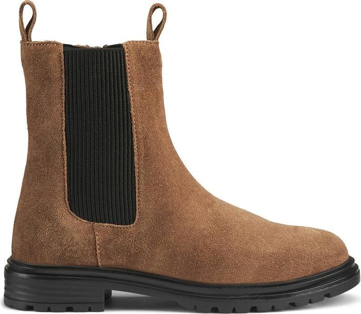 Actual product image La Redoute Collections Lederboots mit Reissverschluss und Dehneinsatz (29)