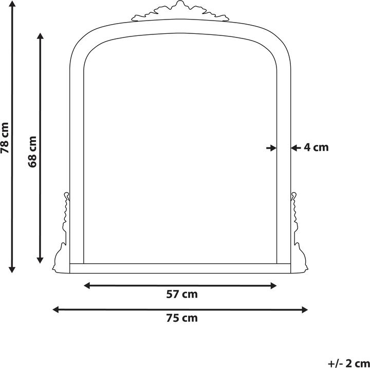 Produktbild Beliani Sussey (75 x 78 cm)