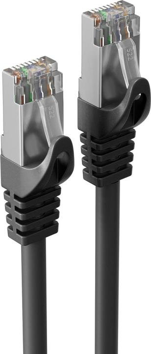 Produktbild S-Conn PUR Patchkabel Cat.7 S/FTP schwarz 30,0m (S/FTP, CAT7, 30 m)
