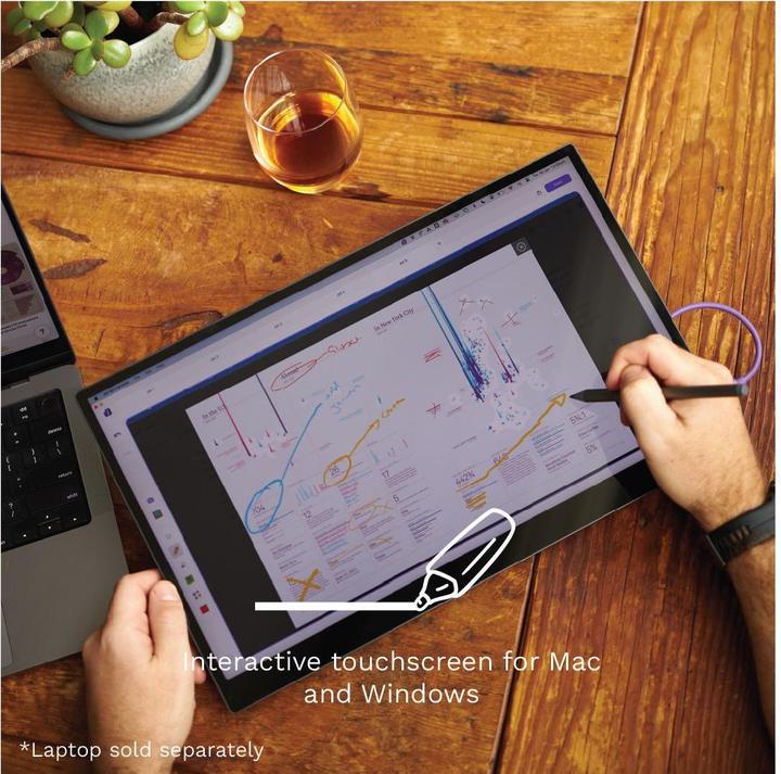 Immagine prodotto Espresso Displays 17Pro+ portabler 17 Zoll Touchscreen + Standfuss (3840 x 2160 pixel, 17.30")