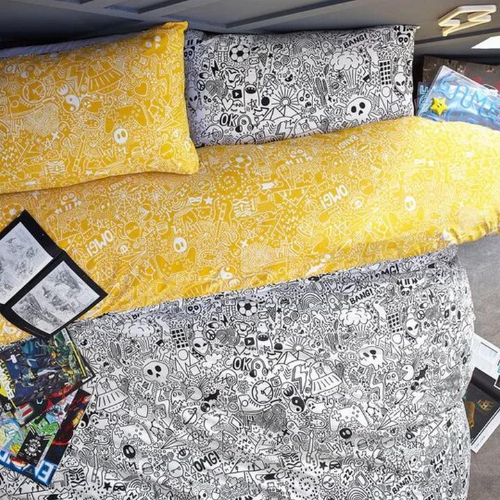 Actual product image Universal Textiles Gekritzel BettwäscheSet (Duvet cover)
