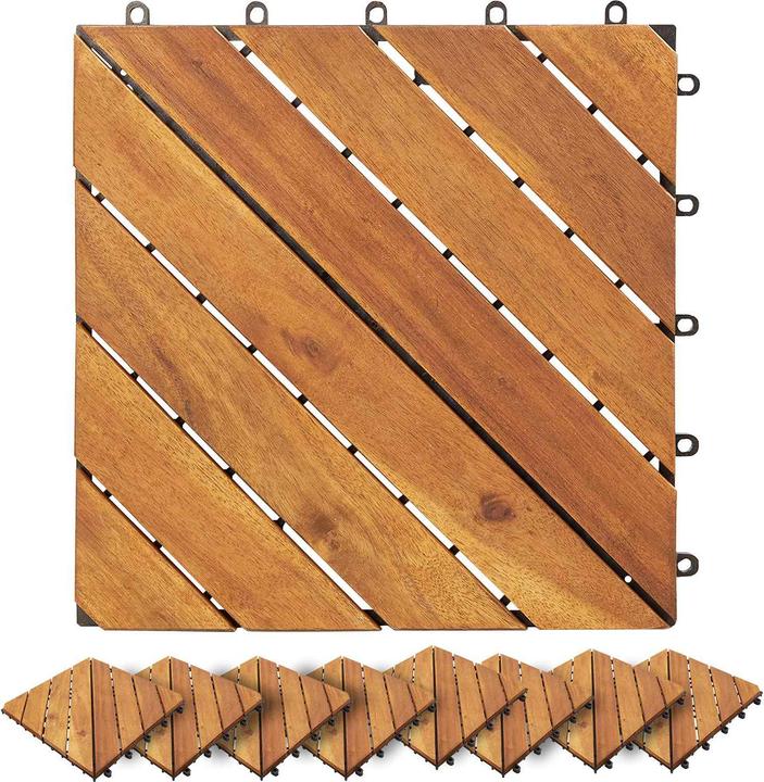 Produktbild vidaXL Terrassenfliese (10x, 30 x 30 cm)
