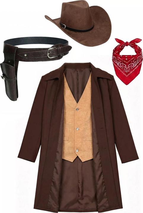 Actual product image Metamorph Westernheld Faschingskostüm Herren Karnevalskostüm (XXL)
