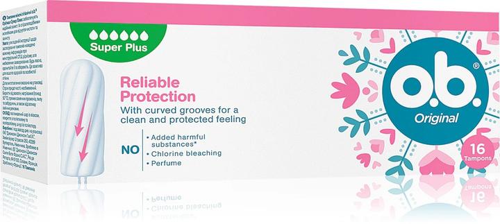 Immagine prodotto o.b. O. B Original Super Plus Tamponi 16 pezzi. (16x)