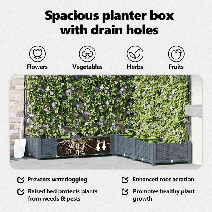 Actual product image vidaXL Outdoor-Pflanzgefäss