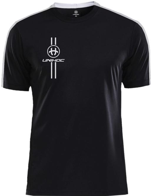 Actual product image Unihoc T-Shirt ARROW-schwarz/weiss-M (M)