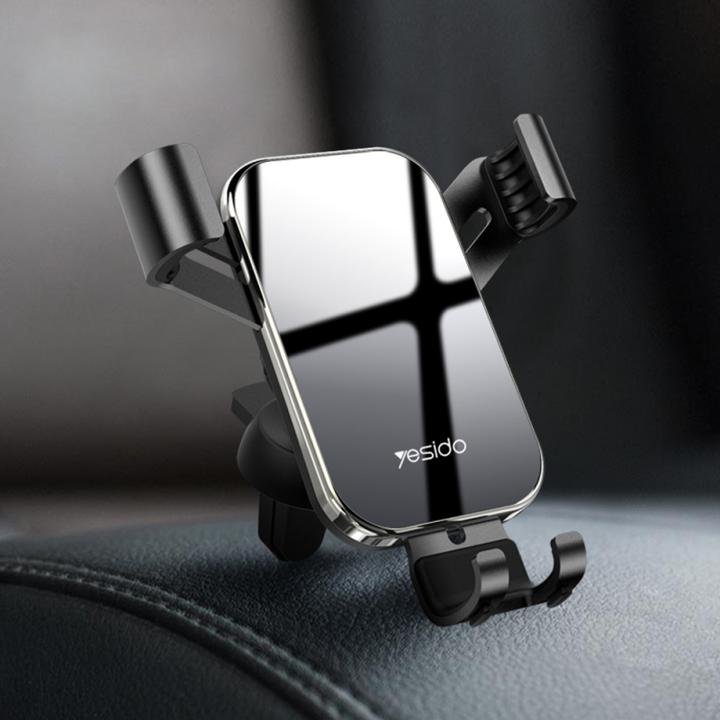 Produktbild Yesido - Car Holder (C87) - Gravity Grip for Air Vent - Black