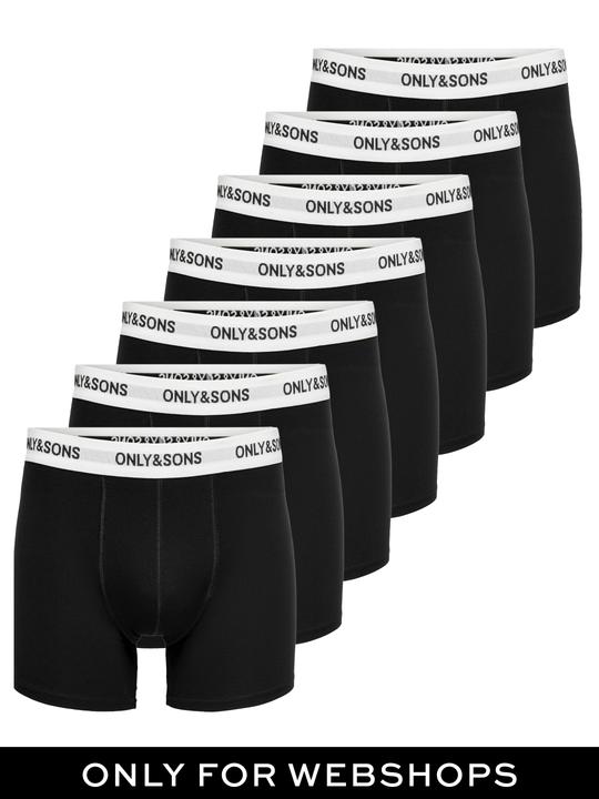 Image du produit Only & Sons ONSFITZ 7-pack Boxershorts Shorts (XL, paquet de 7)