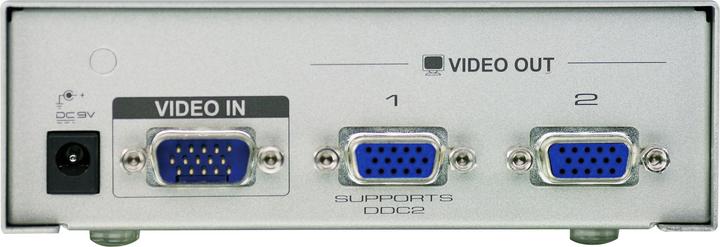 Produktbild Aten VS92A, 2 Port VGA Splitter mit Signalverstärker bis 30m