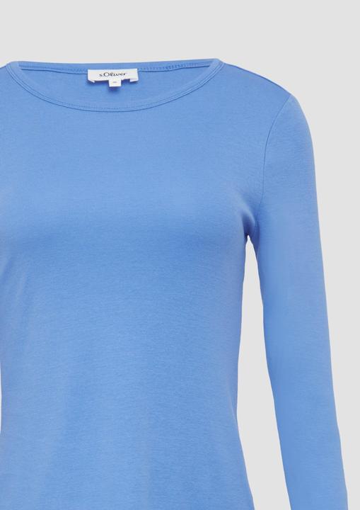 Actual product image S.Oliver T-Shirt Baumwoll-Longsleeve im Slim Fit (44)