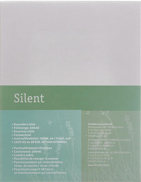 Image du produit Farfalla Nébuliseur d'arômes Silencieux (300 ml)