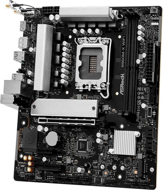 Produktbild AsRock MB Intel 1851 B860M-X WiFi (Socket S1, Intel B860, mATX)
