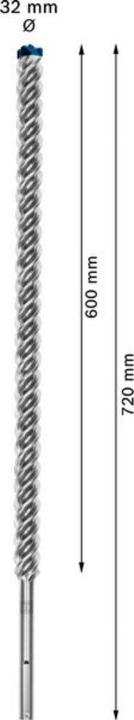 Produktbild Bosch Professional Zubehör EXPERT SDS max-8X Hammerbohrer, 32 x 600 x 720 mm (32 Millimeter)