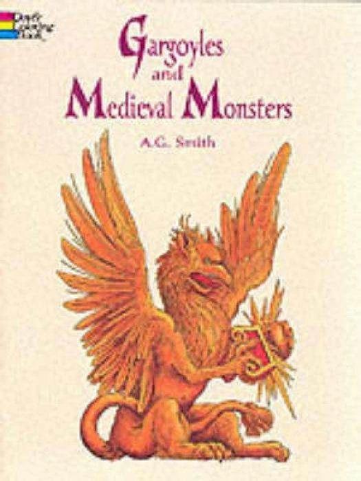 Image du produit Livre de coloriage Gargouilles et monstres médiévaux