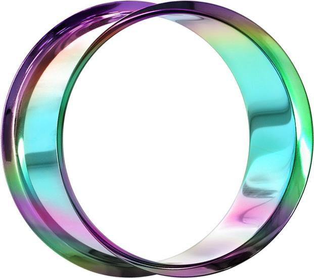 Produktbild Star Piercing Flared Tunnel farbig (ohne Messing, Chirurgenstahl 316L)