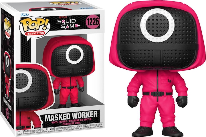Image du produit Funko Pop! Squid Game : Masked Worker (Circle)