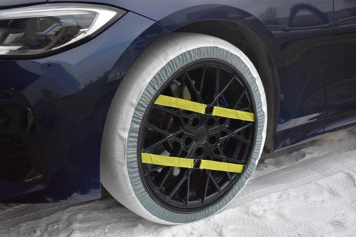 Produktbild Trazione Plus Chaussettes neige TRAZIONE+ textile T02 (x2)