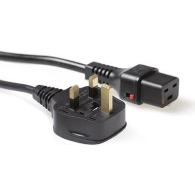 Thumbnail - Iec Lock 230V connection cable UK male - C19 lockable 2.00 m (2 m), Stromkabel