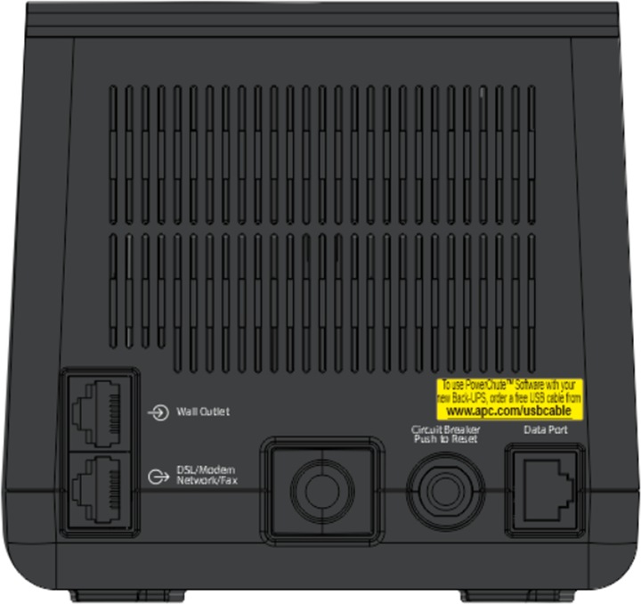 Actual product image APC BE650G2-GR (650 VA, 400 W, Standby UPS)