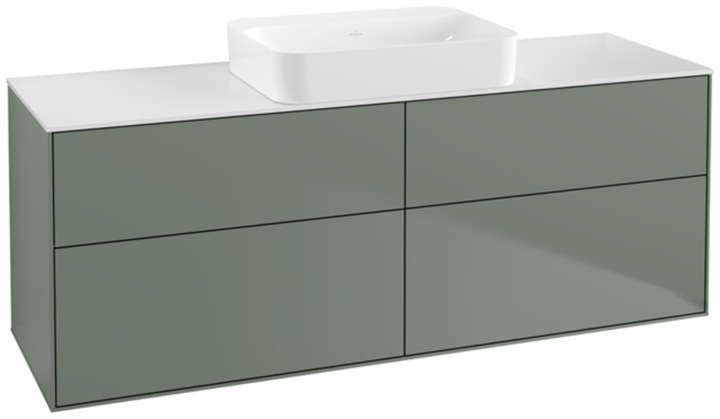 Produktbild Villeroy & Boch Villeroy und Boch Finion Waschtischunterschrank F73100, 1600x603x501mm, Abdeckplatte White Matt
