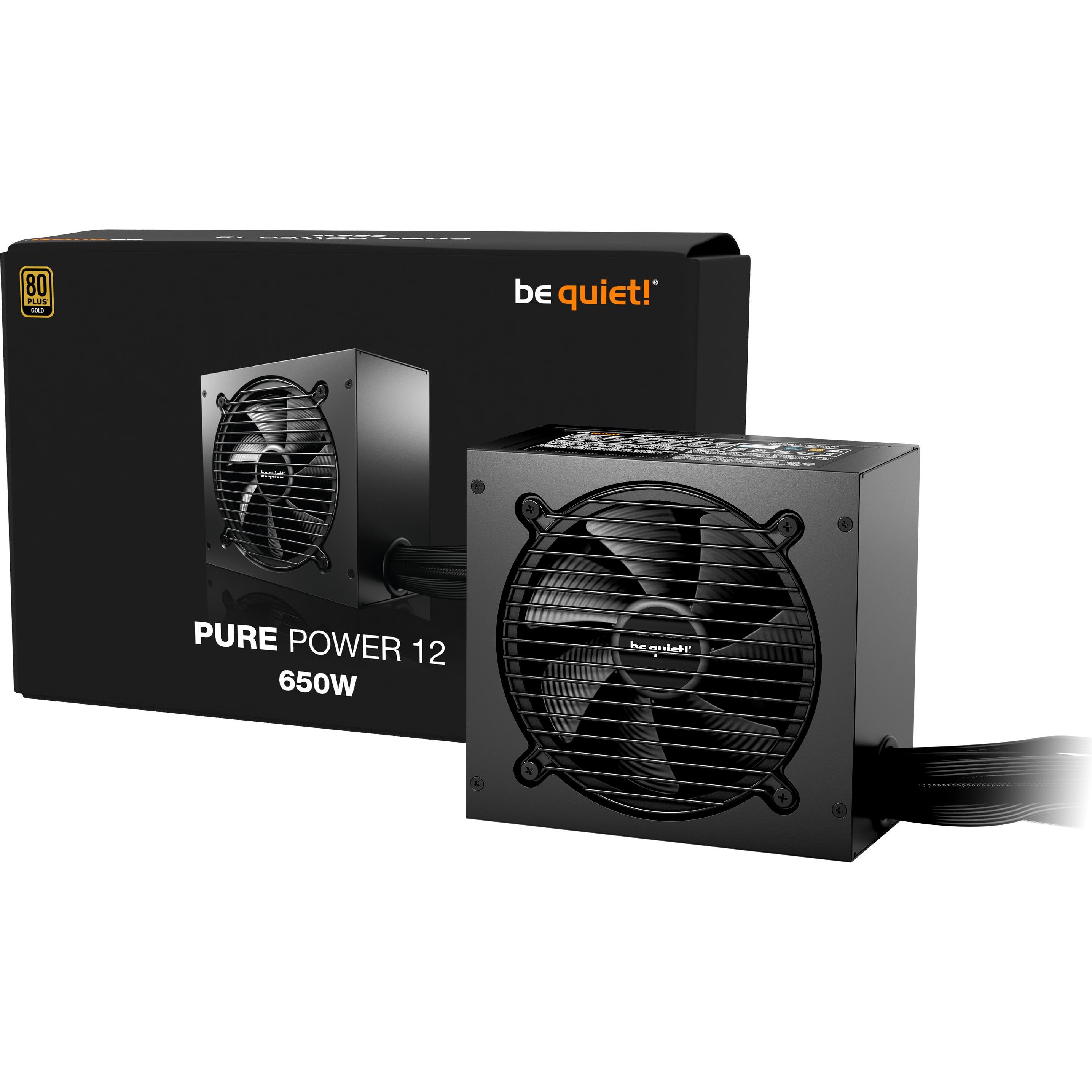 Thumbnail - be quiet! Pure Power 12 (650 W), PC Netzteil, Schwarz