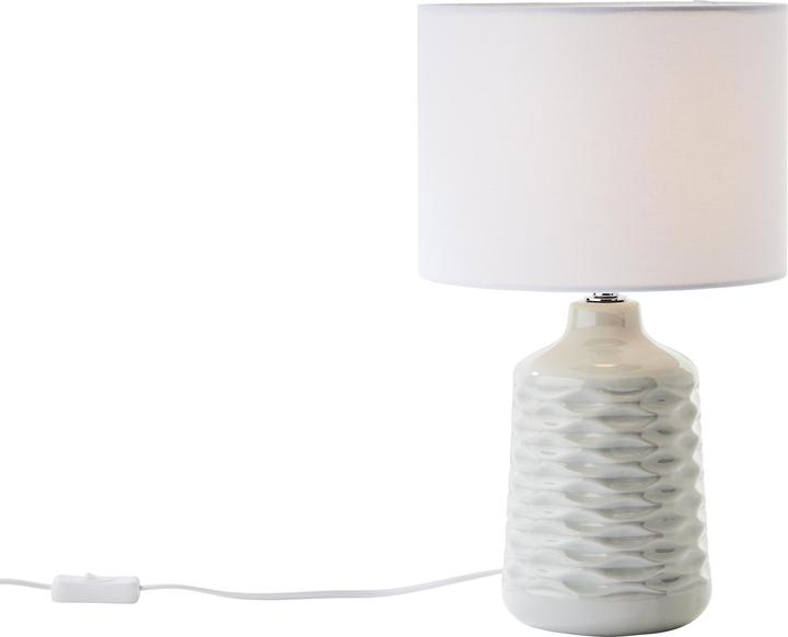 Produktbild Brilliant Ilysa Tischleuchte 42cm grau/weiss (E14)