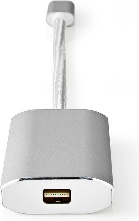 Produktbild Nedis USB-Adapter USB 3.2 Gen 1 USB-CT Stecker Mini DisplayPort Buchse Power delivery 0.20 m rund Ve (USB Typ-C, Mini DP, 20 cm)