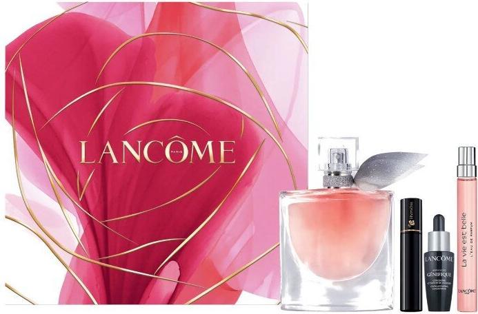 Actual product image Lancôme La vie est belle 3 axes set Eau de Parfum 50ml + Génifique Sérum 10ml + Hypnôse Mascara 2ml + Eau (Fragrance set)
