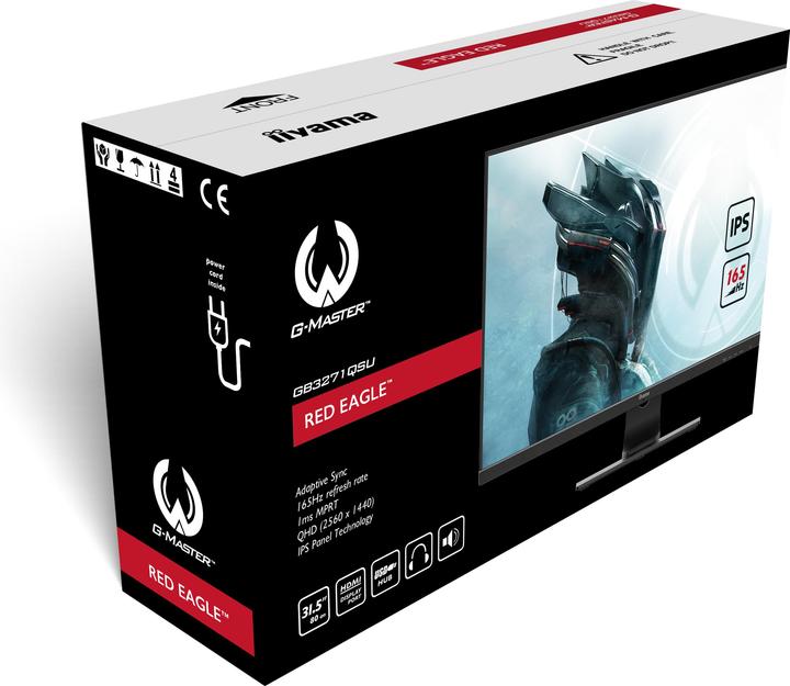Produktbild iiyama G-Master GB3271QSU-B1 (2560 x 1440 Pixel, 31.50")