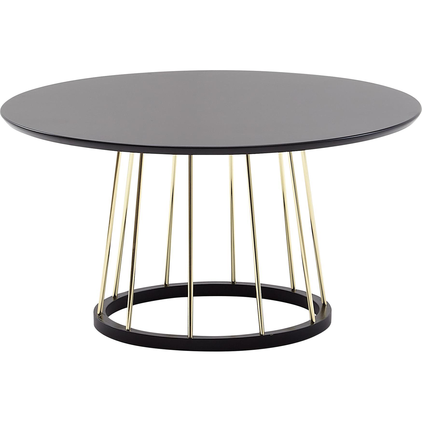 FineBuy, Couchtisch + Beistelltisch, Lyn (Ø 80 x 42 cm)