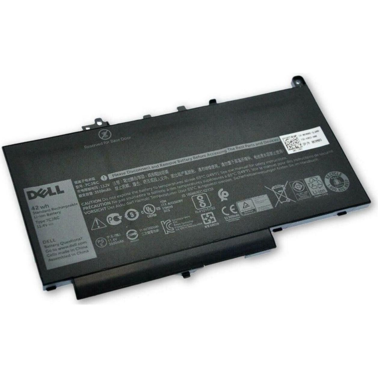 Dell Battery, 42WHR, 3 Cell (3 Zellen, 3500 mAh), Notebook Akku, Schwarz
