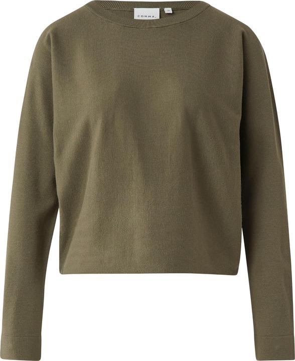 Produktbild Comma Strickpullover Milano Strick mit Schmuck-Knopf an der Manschette (46)