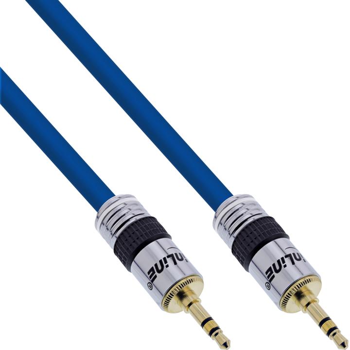 Immagine prodotto InLine Jack PREMIUM cavo audio 15m PREMIUM qualità 3.5mm St St 15m stereo contatti dorati... (15 m, Connettore da 3,5 mm (AUX))