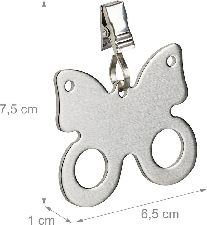 Image du produit Relaxdays 16x poids pour nappes (6,5 x 1 x 7,5 cm)