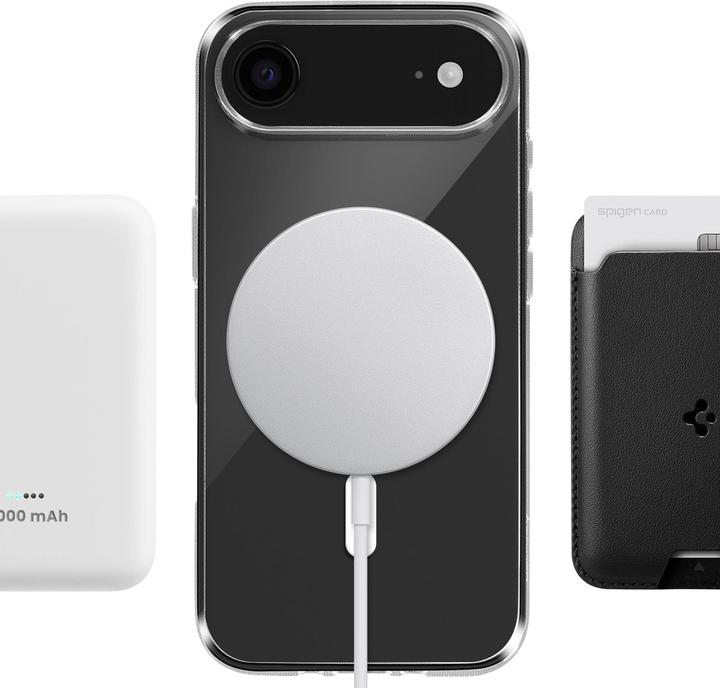 Produktbild Spigen - Liquid Crystal MagSafe - iPhone 17 Air - Clear / White (Apple iPhone Air)