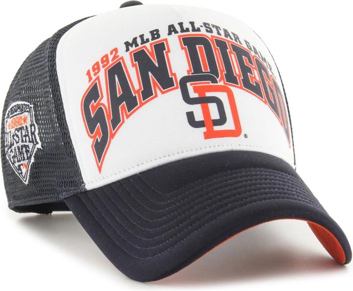 Actual product image 47 Brand Mesh Trucker Cap - Foam Champ San Diego Padres