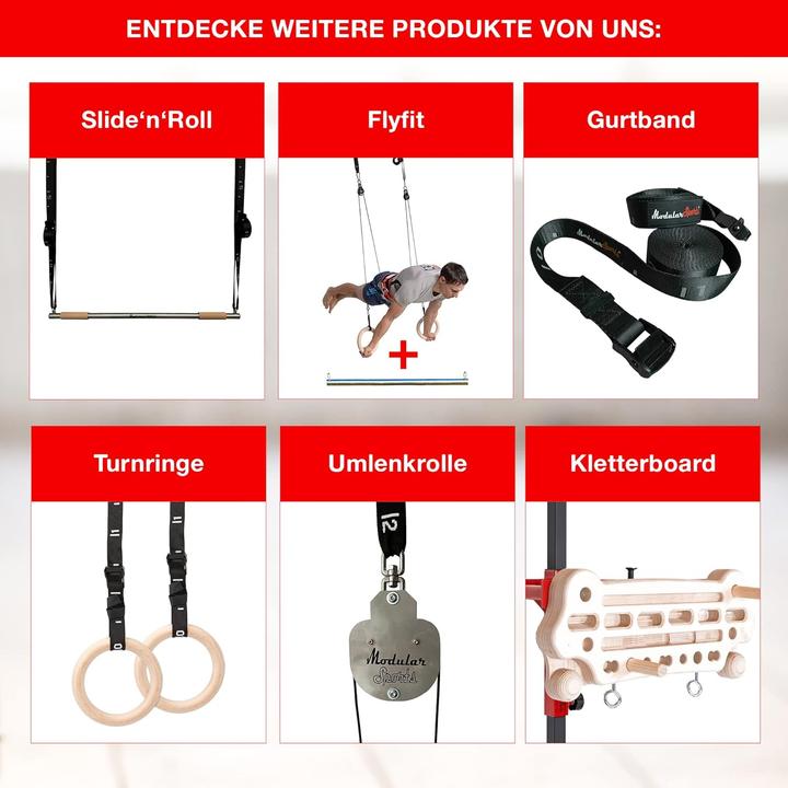 Actual product image ModularSports Rotierende Klimmzugstange Slide'n'Roll