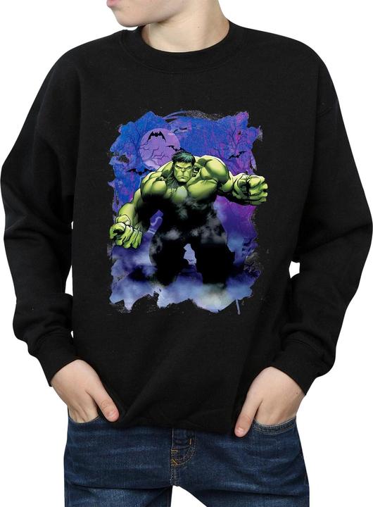 Actual product image Boys Hulk Halloween Spooky Forest Sweatshirt (152, 158)