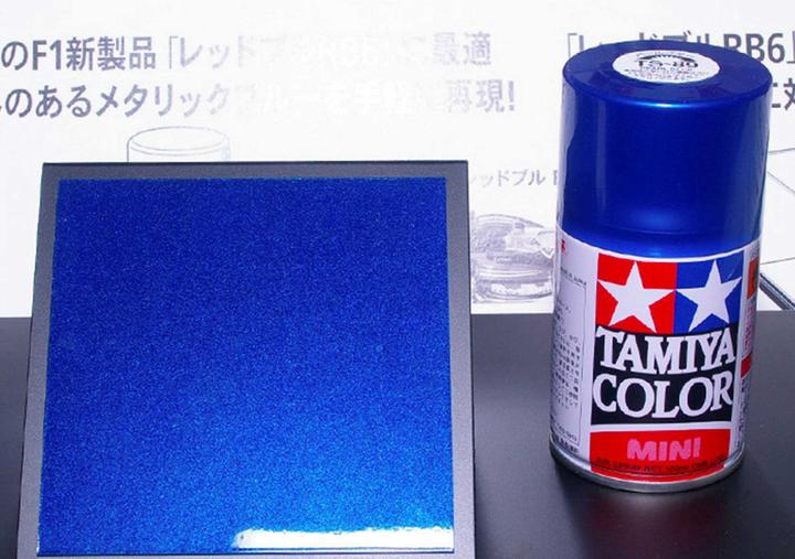 Actual product image Tamiya TS-89 Blue pearlescent glossy 100 ml
