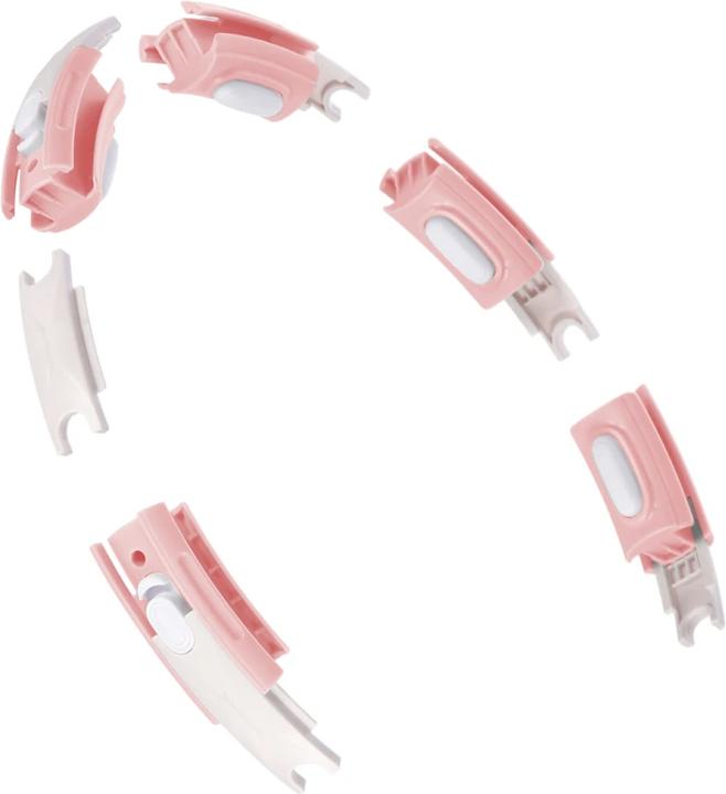 Image du produit HMS Hula Hop HHM15 avec aimant et poids rose + compteur (44 cm, 1500 g)